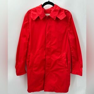MACHKINTOSH Scotland Red woman mid length woman nylon activewear Rain jacket M-L